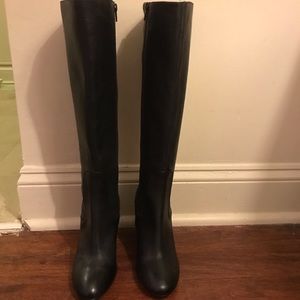 Nine West HeartSet Black Knee High Boot 8.5